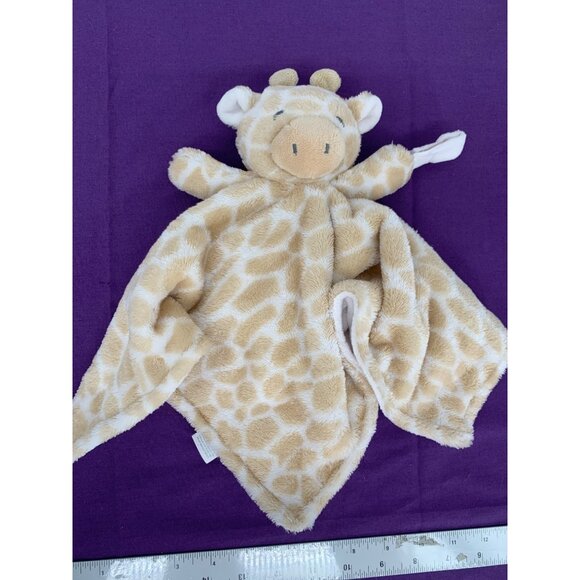 Carter’s 2020 Giraffe Lovey Security Blanket Binky Pacifier Holder Tan Cream - Picture 1 of 7